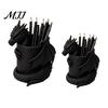 Detailed Sculpture Pen Stand 3D Printed Gothic Dragon Holder, Coiled Figurine Stationery Cup, Office Decor Fantasy Desk Organizer, Halloween Tabletop