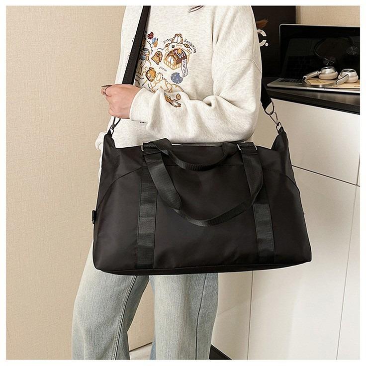 Borsa sportiva e per il fitness, borsa a mano, borsa a spalla, borsa a tracolla, impermeabile, grande capacità, borsa da viaggio, con separazione asciutto/bagnato