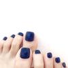 24pcs Artificial Toe Nail Art Tips Kit Full Cover Stick On Nails with Glue for DIY At-Home Manicure Kit