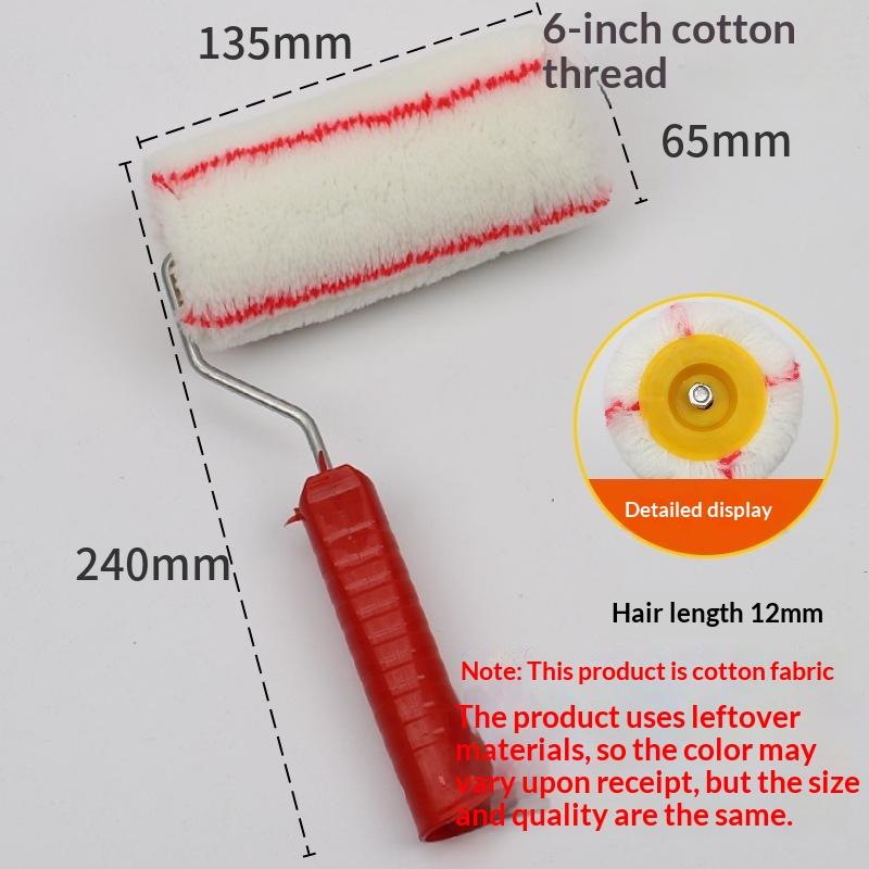Paint Roller Brush Multiple Sizes High Density Lint Free Fabric Perfect For Home Wall Painting Diy Renovation Projects