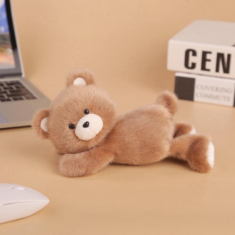 18Cm Cartoon Lying Stuffed Animal Cute Horse Duck Cow Frog Plushies Kawaii Office Companion Plush Wrist Pad Wrist Support Doll