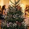 Realistic Gem Star Xmas Tree Branch Glitter Crystal Bead Christmas Sprig  Window Display