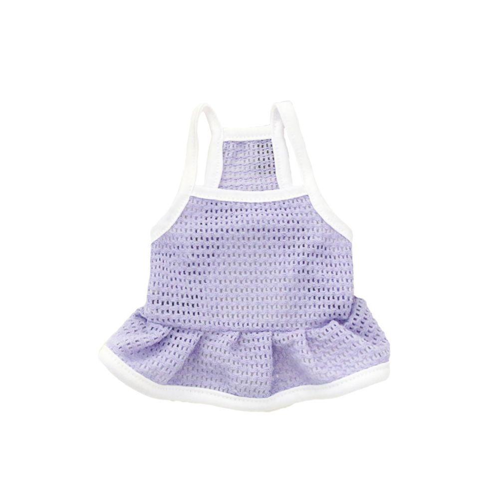 

Thin Cat Vest Breathable Sunscreen Costume Cat Hoodie Pet Strap Skirt Outdoor Walking XL фіолетовий