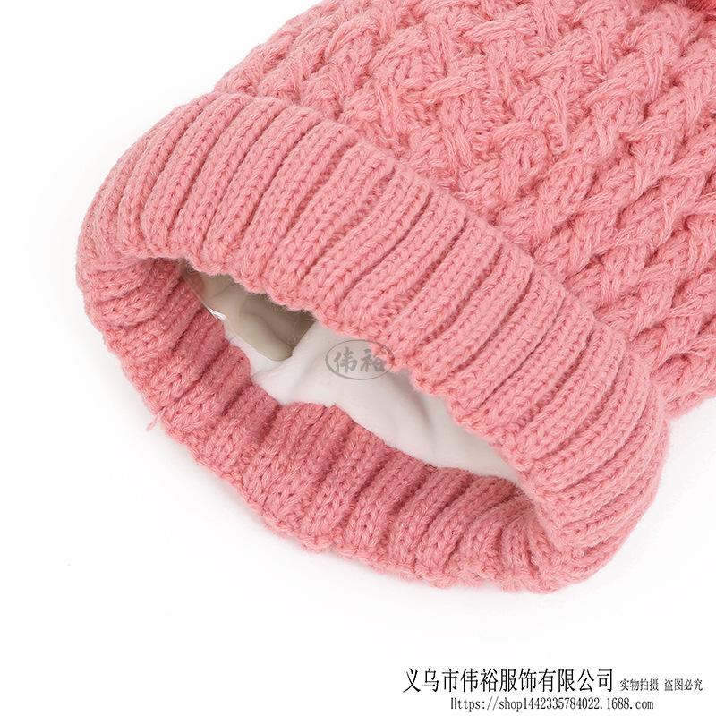 Dziecięcy Zimowy Ciepły Dzianinowy Zestaw Czapka z Pomponem Szalik Rękawiczki Zestaw 3 Szt. Lub Pojedyncza Czapka Beanie Wiatroodporna Ochrona Uszu Dla Chłopców Dziewczynek Zimna Pogoda Na Zewnątrz