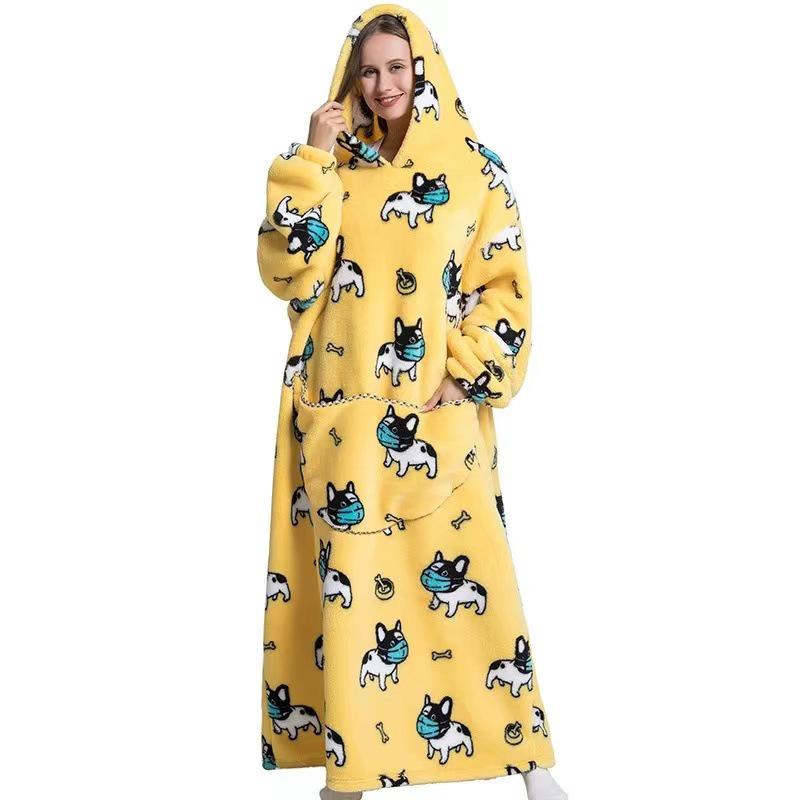 Herbst/Winter Übergröße Kapuzen-Decke - Unisex, Warm, Lockere Passform für Paare