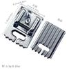 Multifunctional Electric Sewing Machine with Zipper, Binding, and Overlock Presser Foot Attachments
