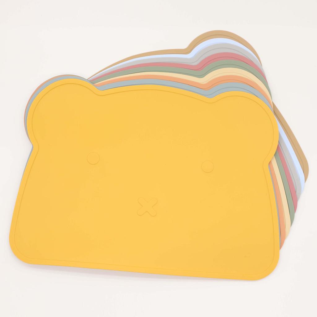 Große Silikon Cartoon Bär Rutschfeste Tischset - Kinder Hitzebeständiges & Leicht zu Reinigendes Pad