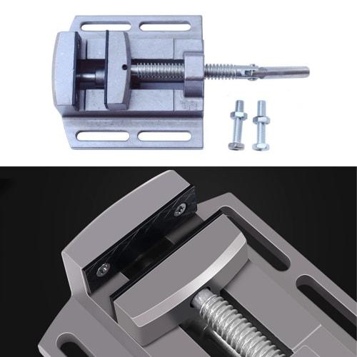 TONG YUE Table Vise, Small, Cutting and Drilling, Fixed, Small, Drill Press Vise, Tabletop Vise