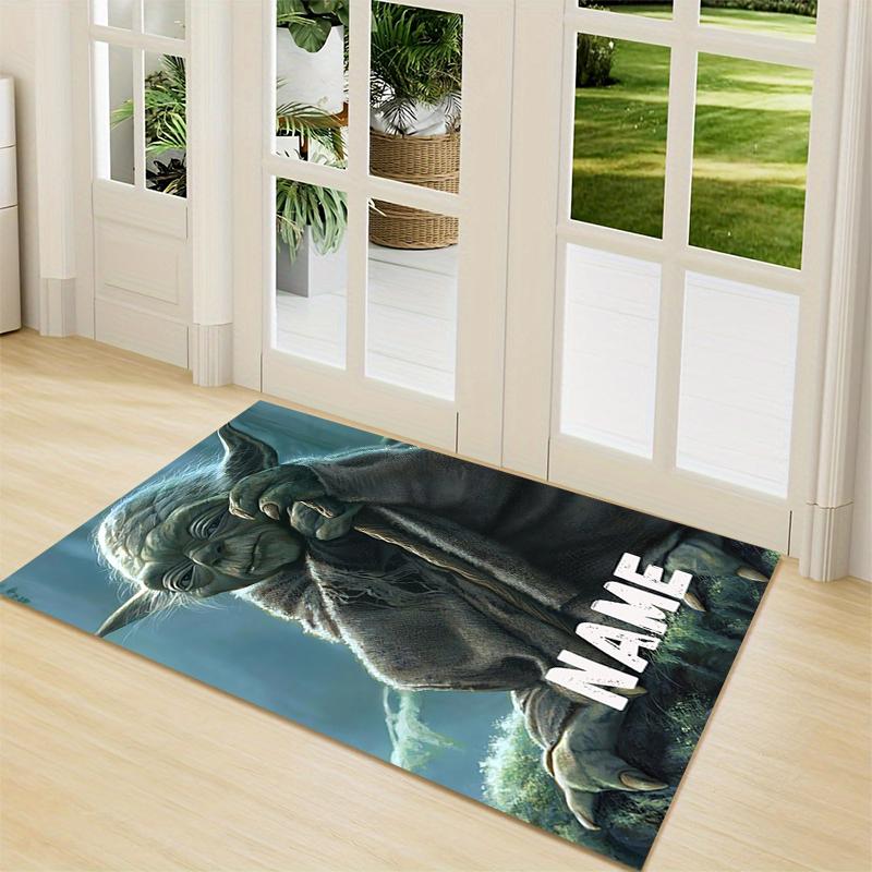 Custom Name Despicable Minions Party Carpet Rug Customizable Soft Washable Anti-Slip Home Living Room Sofa Mats Personalized Rug. 09091