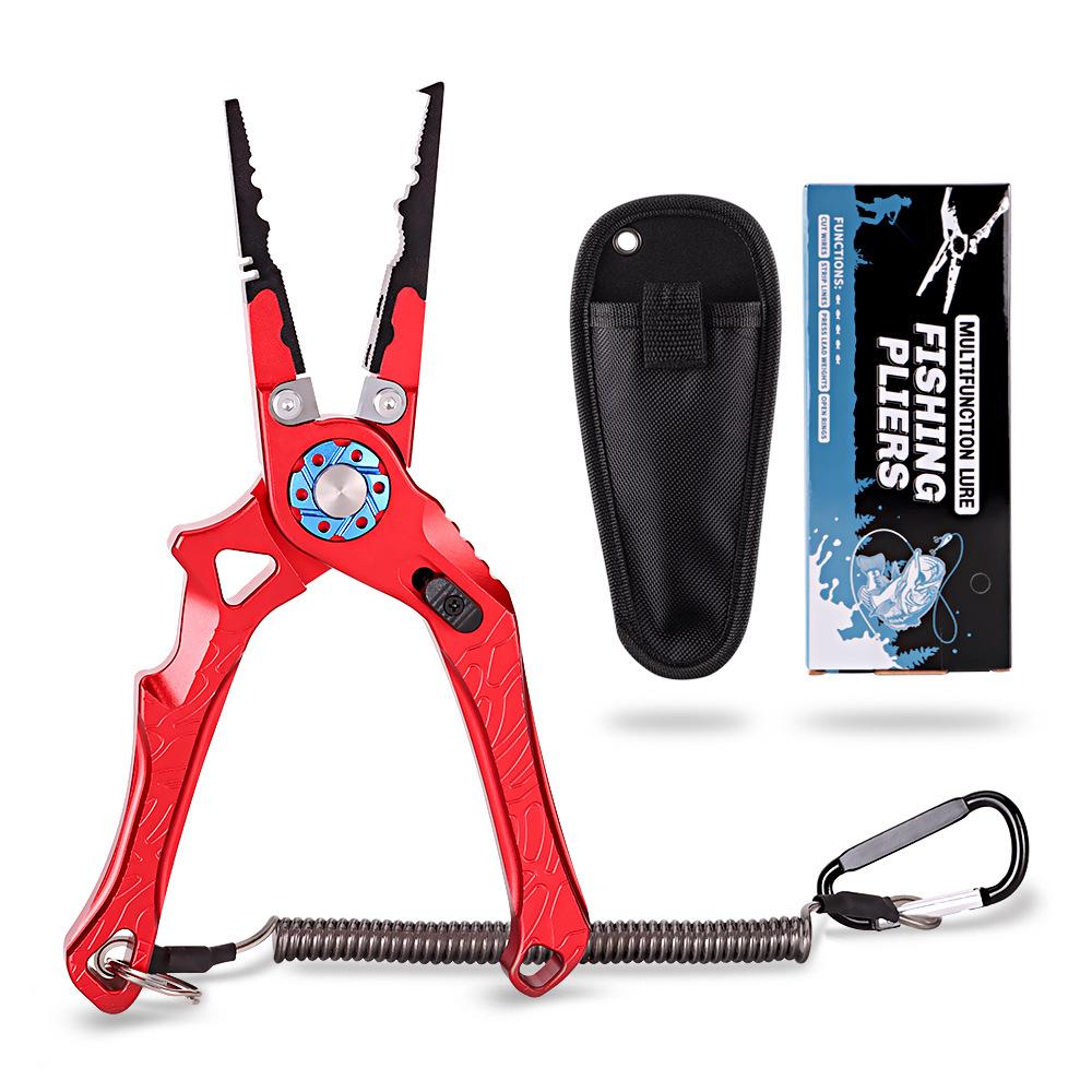 Fishing Pliers Saltwater Resistant Fishing Tools Multi Function Fishing Pliers Accessories Men Fishing Gifts