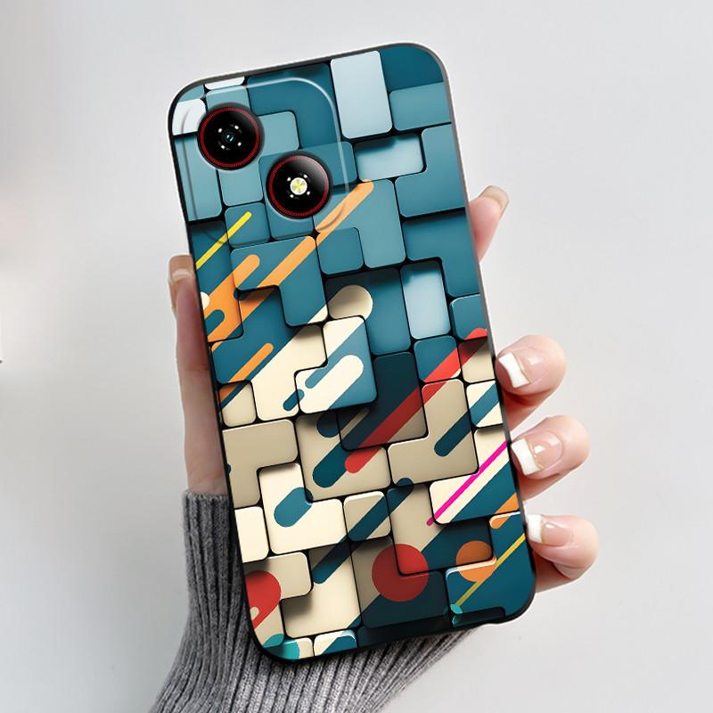 For ZTE Blade A35e Case Luxury Cute Cool Boys Girls Soft Matte Silicone Back Cover For ZTE Blade A35e Phone Bag Shell BladeA35e