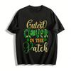 Cutest Clover In The Patch St. Patrick's Day Graphic Tee Pure Cotton T-shirt