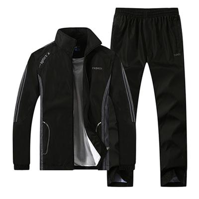 Yeni Erkek Set İlkbahar Sonbahar Erkek Spor Giyim 2 Parça Set Spor Takım Elbise Ceket + Pantolon Eşofman Erkek Giyim Eşofman Beden L-5XL