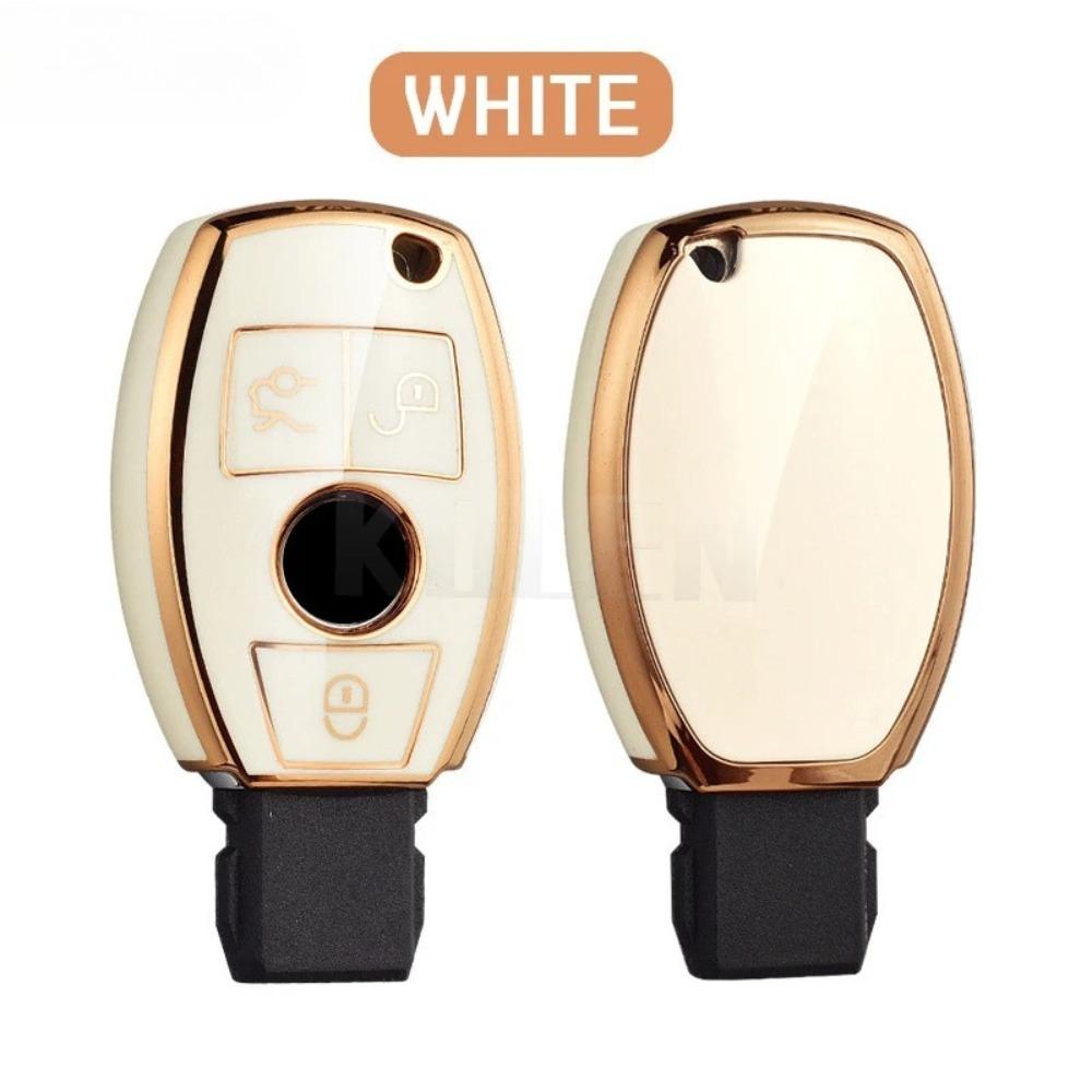 TPU Autoschlüsselhülle Abdeckung Schale Fob für Mercedes Benz A C E S-Klasse W204 W205 W212 W213 W176 GLC CLA AMG W177 Auto Zubehör