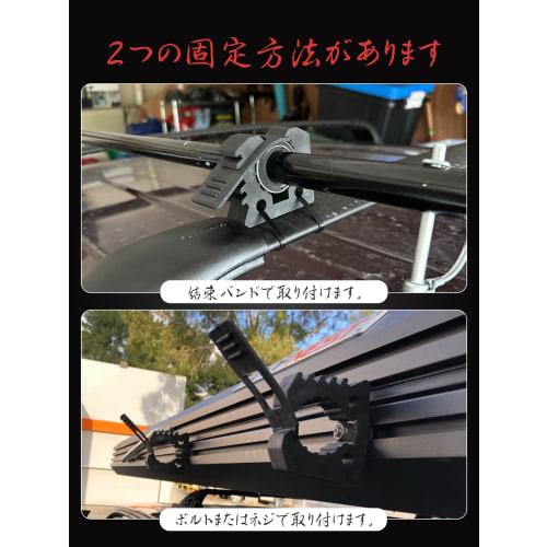 Chelhead Shovel Holder, Red, Jack Handle Mounting Rubber Cuff, Quick Release, Tool Compatible, 29-35mm, Roof Carrier Mounting, Lightweight Design, Dur