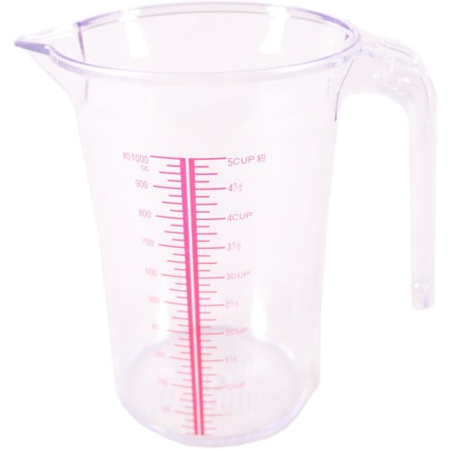 Homma Fuyuji Industrial Measuring Cup, 1L, Polycarbonate Resin, Japan, BMZ05001