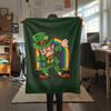 St. St. Patrick's Day Flanelldecke mit Aufdruck, Hohe Qualität, Bequem für alle Jahreszeiten, Heimdekoration, Wärme und Komfort