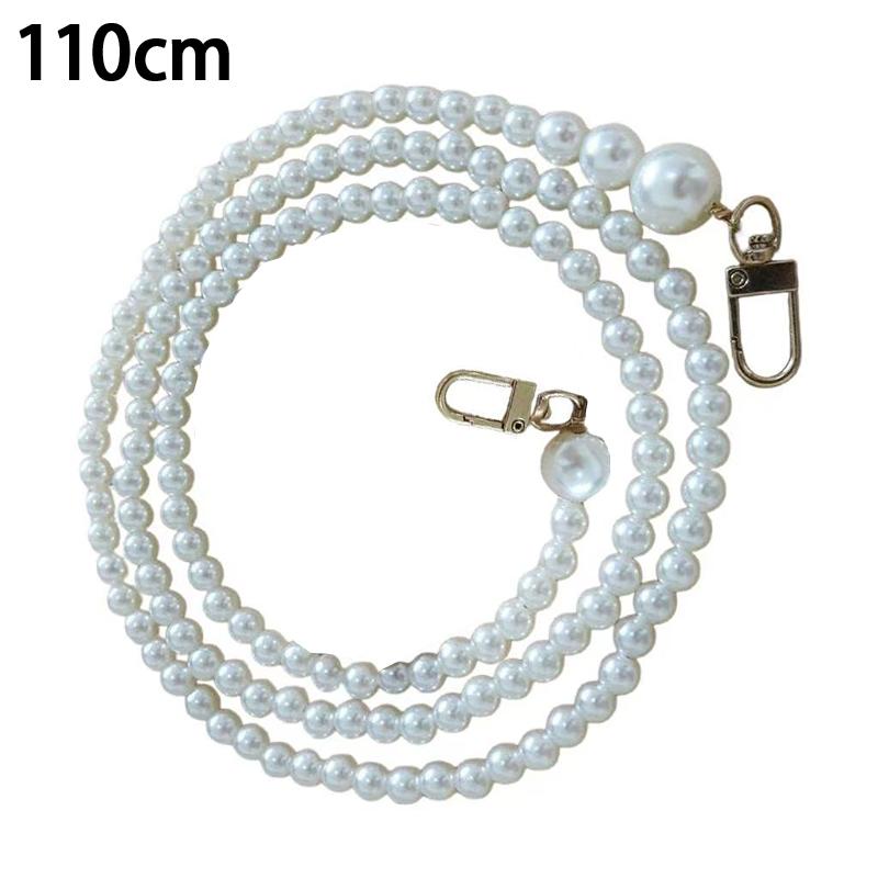 Korean Pearl Chain Beaded Phone Lanyard Crossbody Elegant Bag Chain Lightweight for Shopping and Work Use
