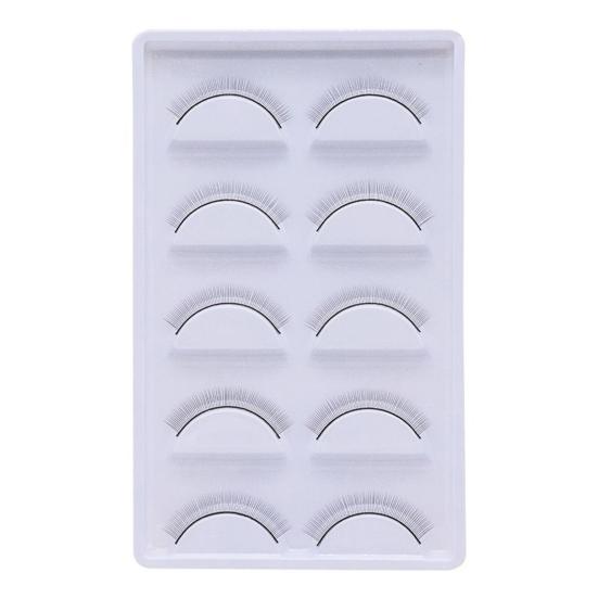 5Pairs/Box False Eyelashes Fine Craftsmanship Convenient Fiber Makeup Extensions Eye Lashes for Practice