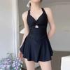 High Waist Beach Swimwear Waterproof Summer Beach Dress Women Beach Wear Swim Skirt  Women