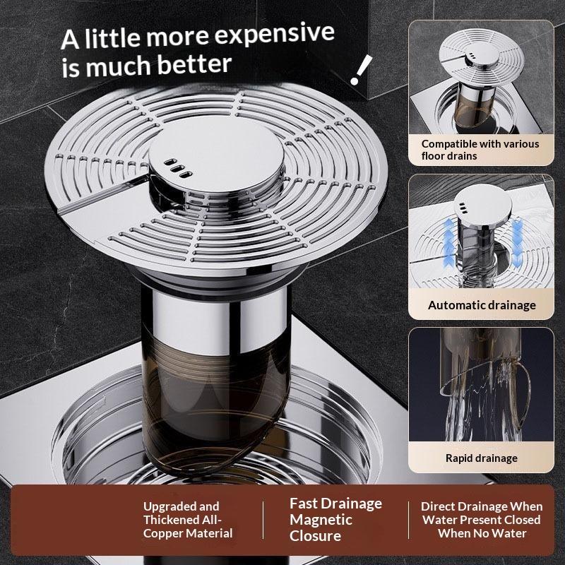 Stainless Steel Universal Floor Drain Core Odor Proof Insect Proof Perfect For Bathroom Kitchen Shower Room
