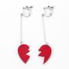 JOJOS Bizarre Adventure Anime Jean Pierre Polnareff  Broken Heart Drop Earrings Cosplay Jewelry For Women Gift