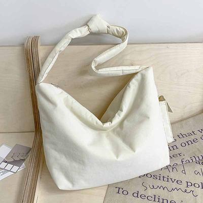 Korean Lazy Style Canvas Bag Women's New Casual Simple Versatile Large Capacity Shoulder Messenger Tote Bag