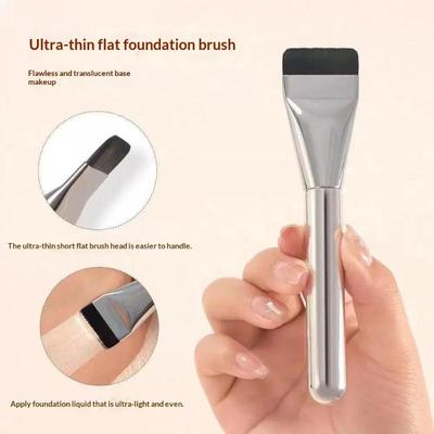 4 Peças Pincel para Base de Maquiagem Paleta Misturadora de Batom e Sombra de Olhos Aço Inoxidável Com Haste Espátula Cor Paleta Ferramentas de Beleza