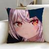 anime Tune In to the Midnight Heart Cushion Cover Soft  EasyWash Pillow Case  Versatile for Couch Bed Travel and Office