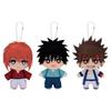 Rurouni Kenshin Tomonui 1. sējums Himura Kenshin, Yahiko Myojin un Sanosuke Sagara, viss 3 plīša rotaļlietu komplekts