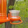 Glass Bird Feeder Cups, Feeder Replacement Bowls, 2.44 Inch Weatherproof Glass Bowl for Hummingbird & Finch, Outdoor Hanging Feeder Accessory & Candle