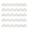 5pcs Stainable Decorative Wood Trim Paintable Scalloped Edge Wood Molding  Home Wall Decoration
