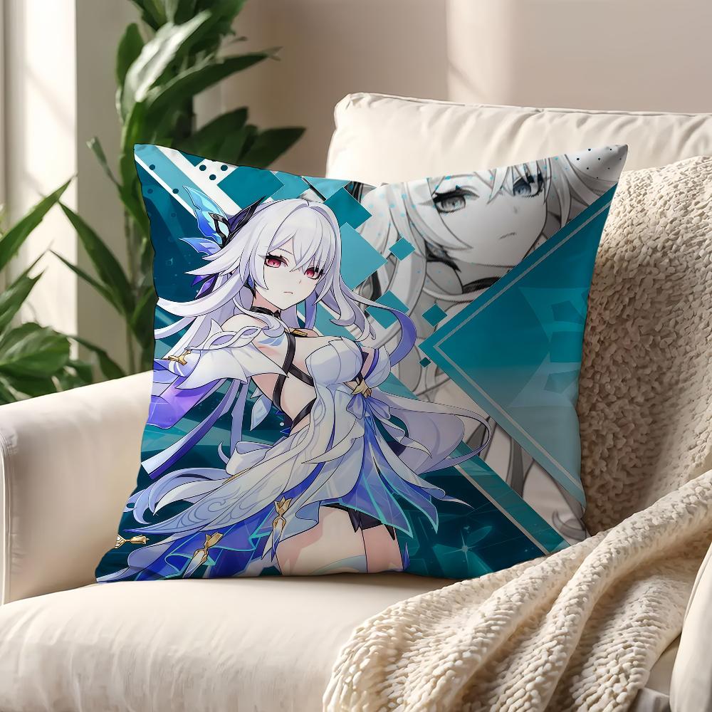 Game Skirk Genshin Impact cushion cover Pillow Cover Decoration Room Home Sofa living Office Car Nordic Simplicity