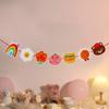 Colorful Cartoon Happy Birthday Banner for Kids' First Birthday Party Decoration