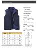 Men's Double-Sided Polar Fleece Vest - Autumn/Winter Outdoor Sleeveless Jacket for Middle-Aged and Elderly