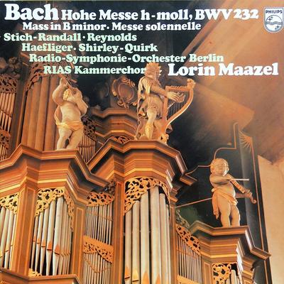 LP-skiva JOHANN SEBASTIAN BACH, TERESA STICH - Mässa i h-moll, BWV 232 6747438 Philips Nederländerna Klassisk Begagnad