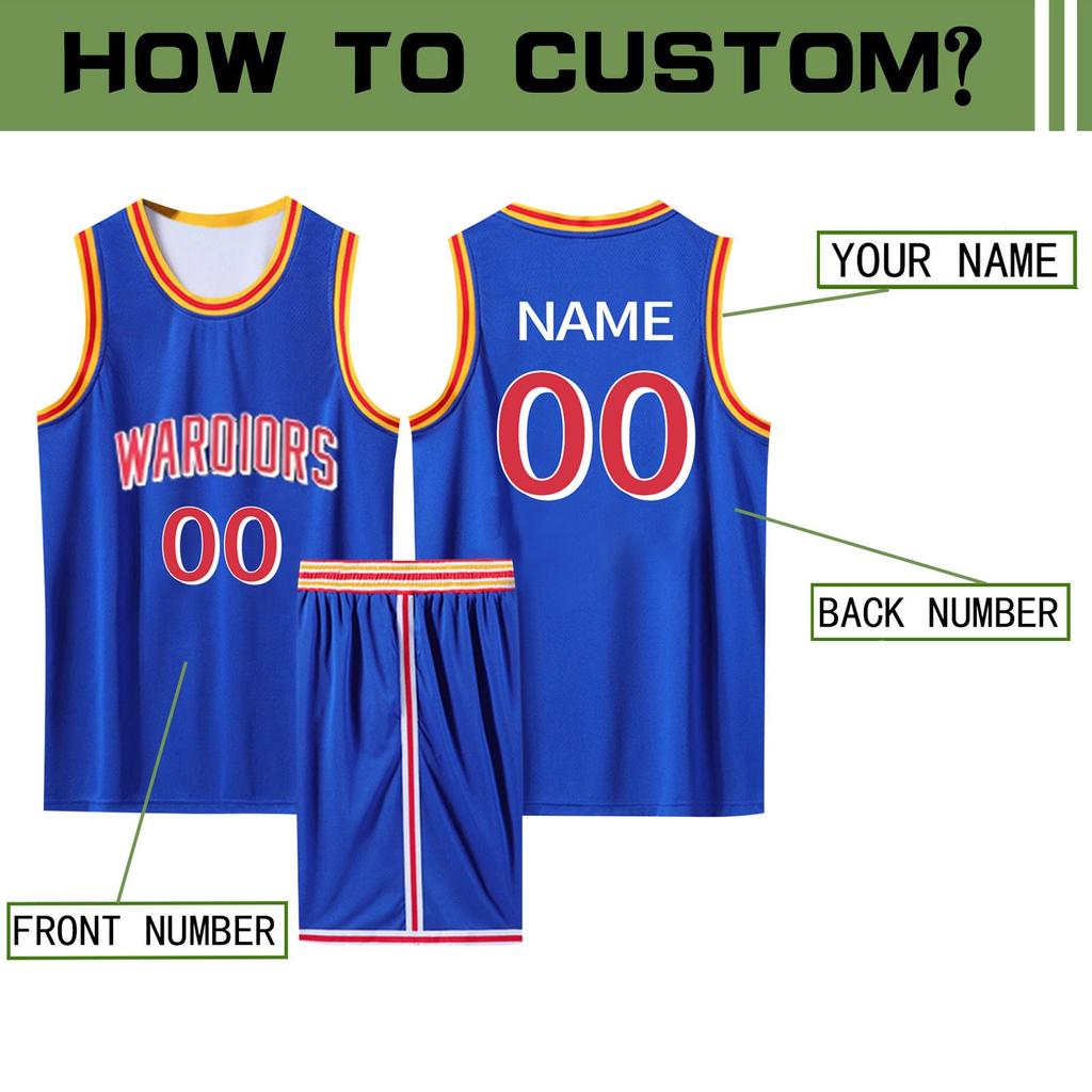 Nume/număr de baschet Haine personalizate Copii Costum de baschet Bluze clasice + Pantaloni Set de tricouri de baschet