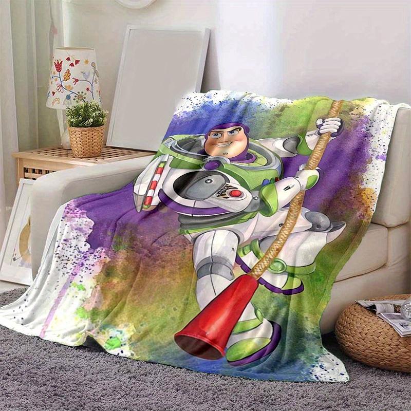 1pc, Buzz Lightyear Inspired Blanket - Seasonal Universal, Home Decor, Throw Blanket, Soft Flannel Throw Blanket - Versatile & Cozy for Bedr 100x150cm