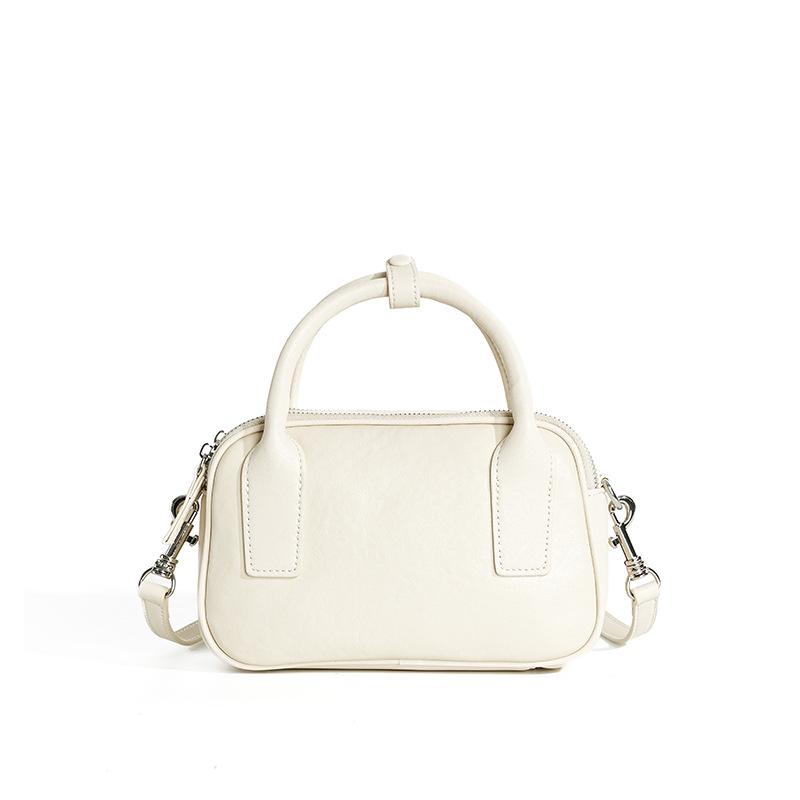 Genuine Leather Single-shoulder Women's Crossbody Bag A Niche and High-end Handbag for Office Women
