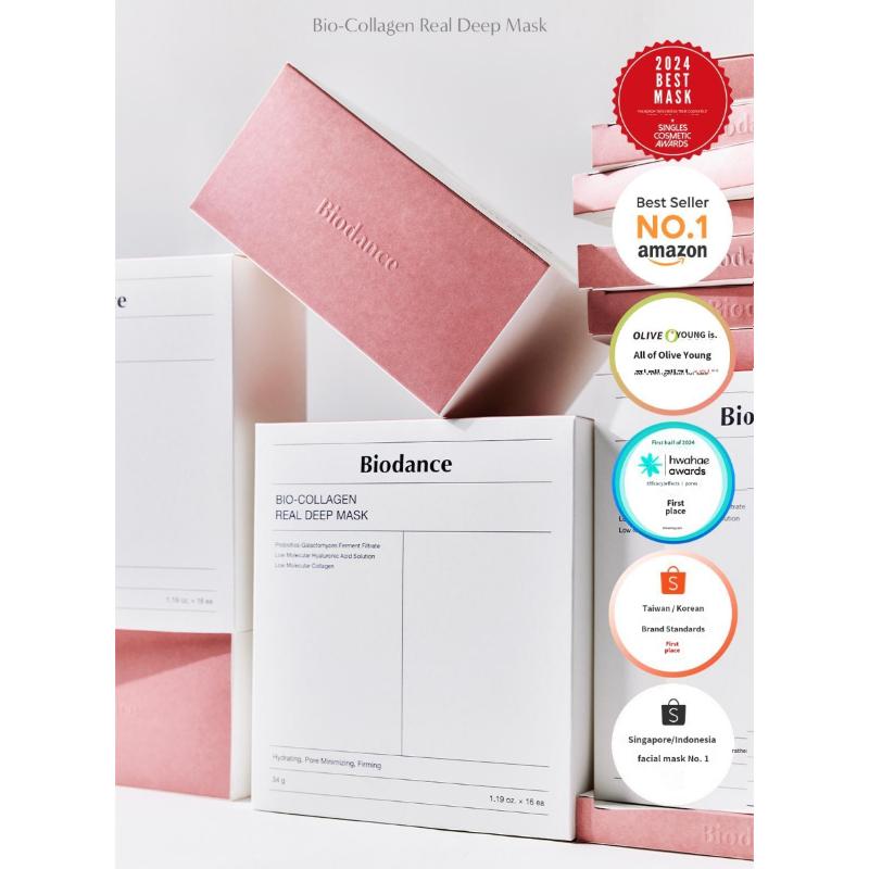 [BIODANCE]Ready Stocks  Bio Collagen Real Deep Mask Sheet 4sheet