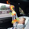 Non-Toxic Soft Giraffe Zebra Animal Handbells Rattles Plush Infant Baby Development Handle Toys With Teether Baby Toy For Newborn Gifts
