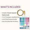Season Color Analysis Keychain Color Guide Keychain Travel Essential For Makeup Artists And Style Consultants