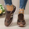 Spring Thick Bottom Women Sneakers 2026 Autumn Casual Patchwork Leather Sneakers Women Outdoor Casual Comfortable Shoes Ladies