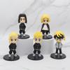 10CM 5Pcs/1 Set Anime Tokyo Revengers Figure Draken Manjiro Sano Cute Q Edition Toys PVC Children's Birthday Gift Collection