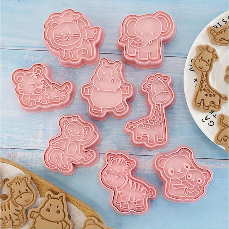 8Pcs/set Jungle Safari Animal Cookie Cutter Mold Cake Tools Biscuit Baking Accessorie