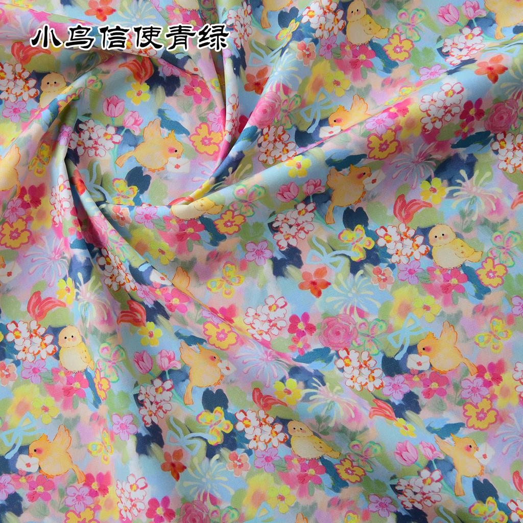 145cm*50cm little flower cotton fabric DIY bedding apparel dress patchwork fabric kids handwork cotton cloth tecido