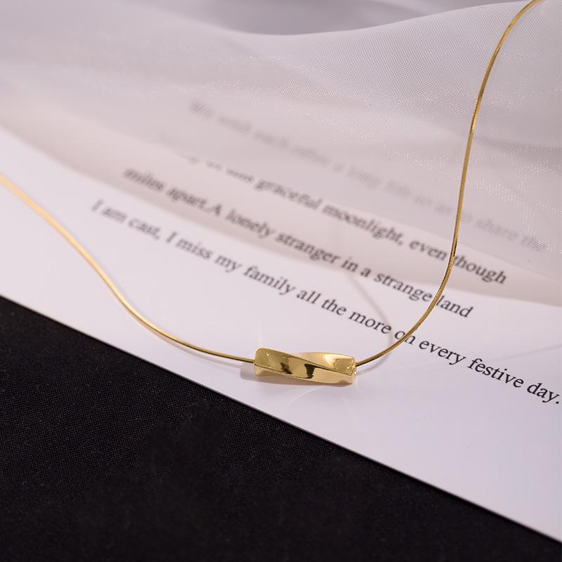 Colier Claviculă Banyan Tree Argint S925 Picătură de Apă - Stil Rece Coreean & Japonez