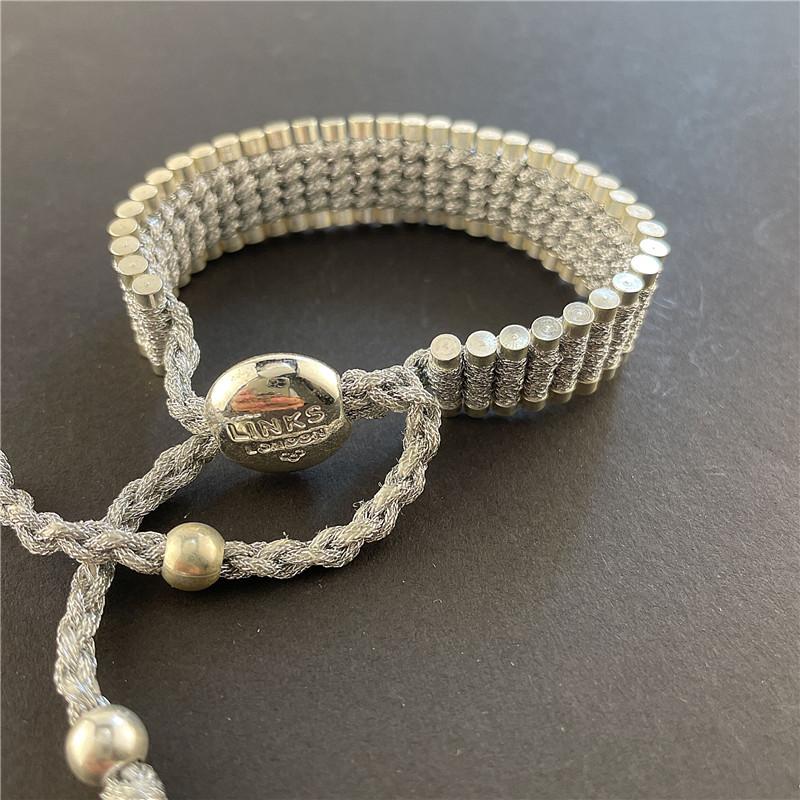 LINKS Bracelet 925 Silver Friendship Weave Bracelet, Low price Wholesale, Christmas Gift