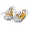7cm Handmade Toys Birthday Gifts Doll Accessories Canvas Shoes Doll Shoes Wave Point Shoes