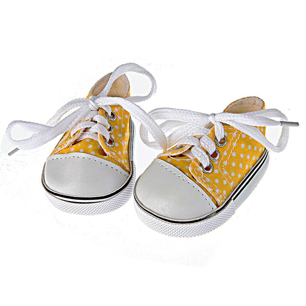 7cm Handmade Toys Birthday Gifts Doll Accessories Canvas Shoes Doll Shoes Wave point Shoes